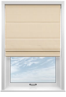 Stockholm, Parchment - Twist&Fit Roman Blind